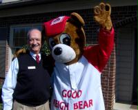 Barry with the State Farm Good Neighbear.